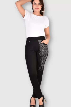 Swarovski Crystals jeggings