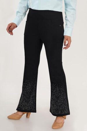 womens black flare pants