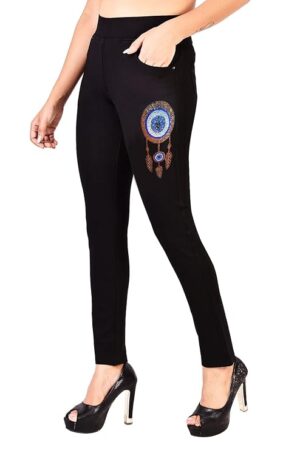 Black Stretchable Jeggings