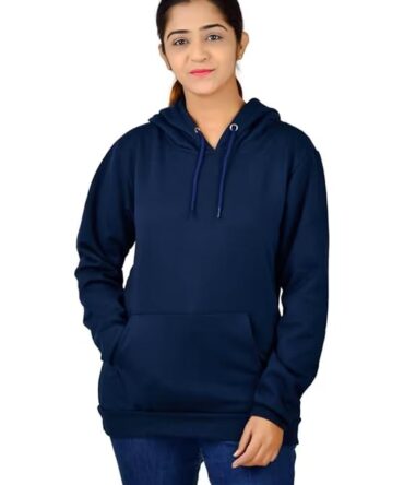 Navy Blue Hoodies for Women Winter wear Stylish