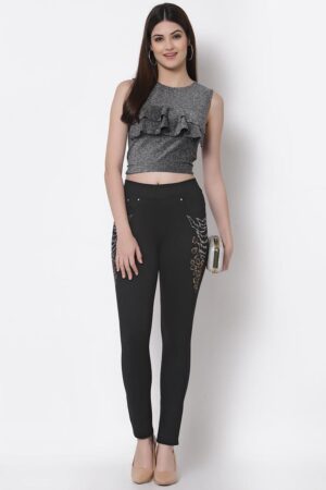 Swarovski Crystals jeggings