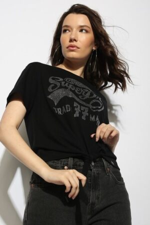 Rhinestone Brand T-Shirt