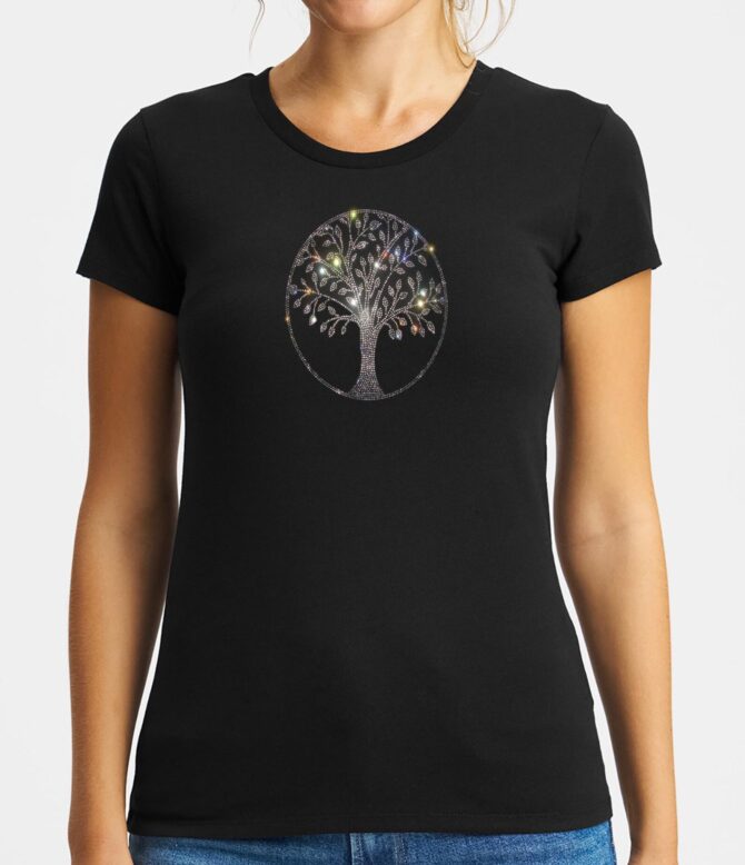 Rhinestone T-shirt Size S - 4XL