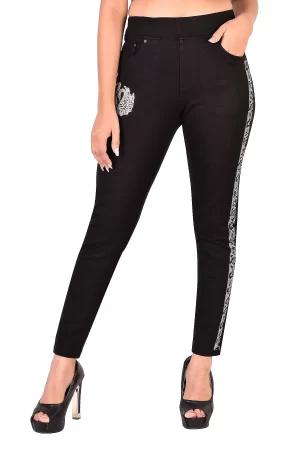 Stylish Black Jeggings for Women