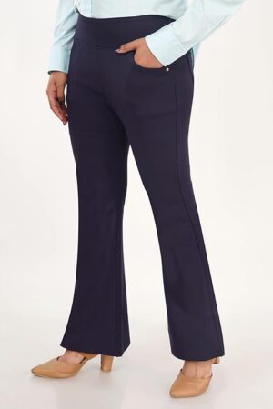 Black Bootcut Trousers