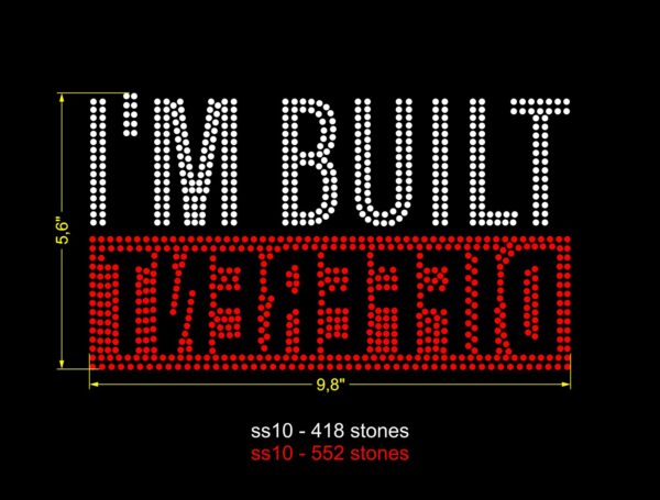 Crystal Rhinestone Design T-Shirt Sticker - Image 4