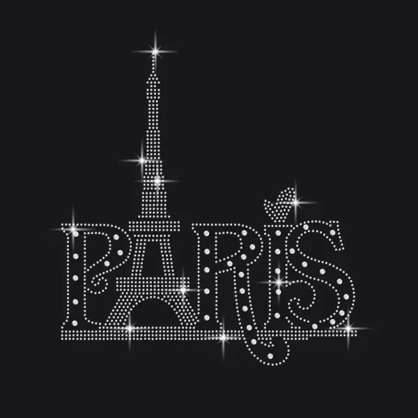 Crystal Rhinestone Design T-Shirt Sticker - Image 4